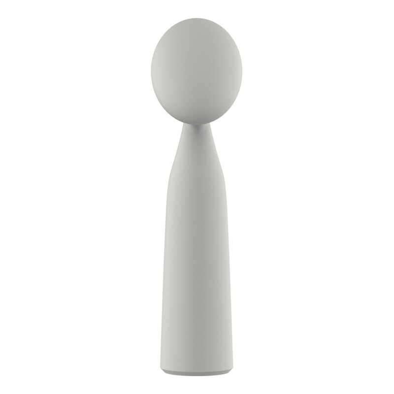 Точковий вібратор Dream Toys Luna у формі міні-мікрофона, сірий, 16.2 х 3.3 см - Зображення 4