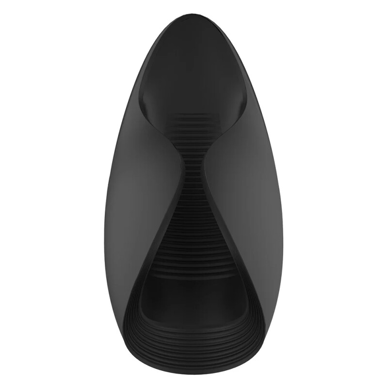 Мастурбатор відкритий Dream Toys Essentials з вібрацією, чорний, 13 х 5 см - Изображение 5