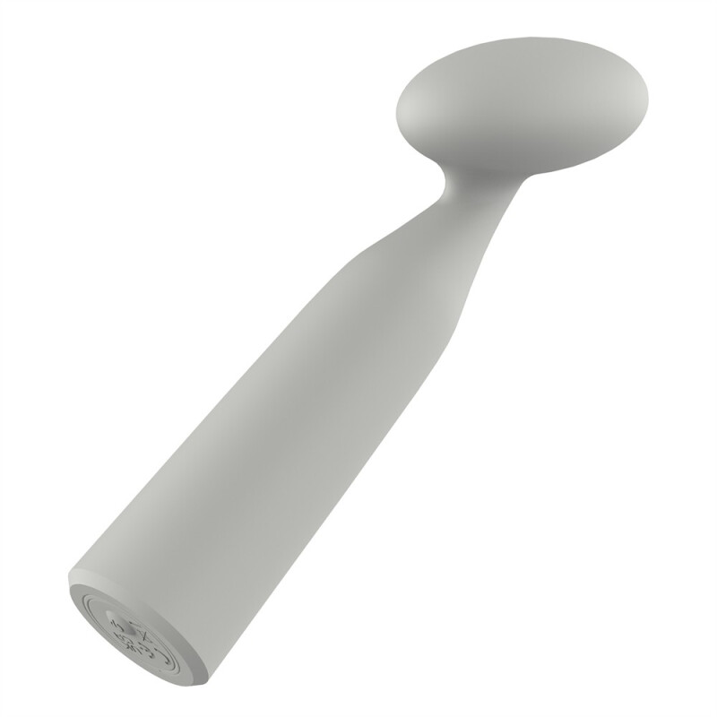 Точковий вібратор Dream Toys Luna у формі міні-мікрофона, сірий, 16.2 х 3.3 см - Зображення 6