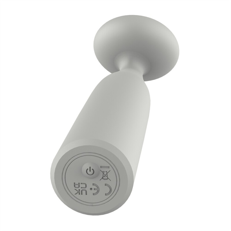 Точковий вібратор Dream Toys Luna у формі міні-мікрофона, сірий, 16.2 х 3.3 см - Зображення 9