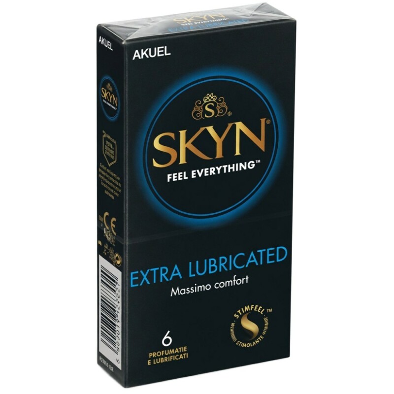 Презервативи безлатексні SKYN Extra Lube, з додатковою змазкою, 6 шт