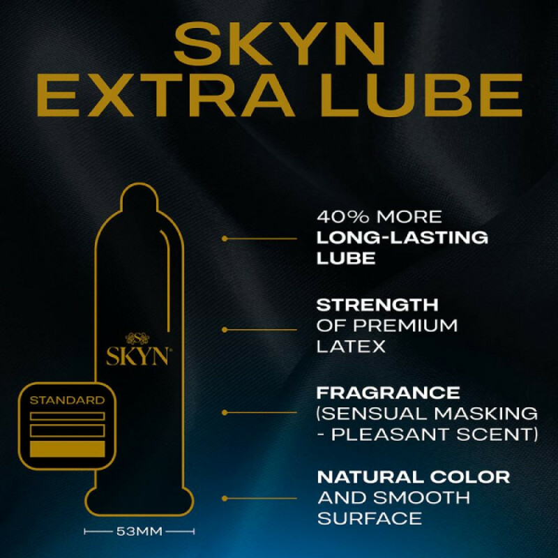 Презервативи безлатексні SKYN Extra Lube, з додатковою змазкою, 10 шт - Зображення 1