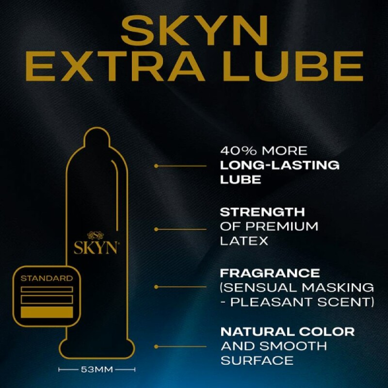 Презервативи безлатексні SKYN Extra Lube, з додатковою змазкою, 24 шт - Зображення 1
