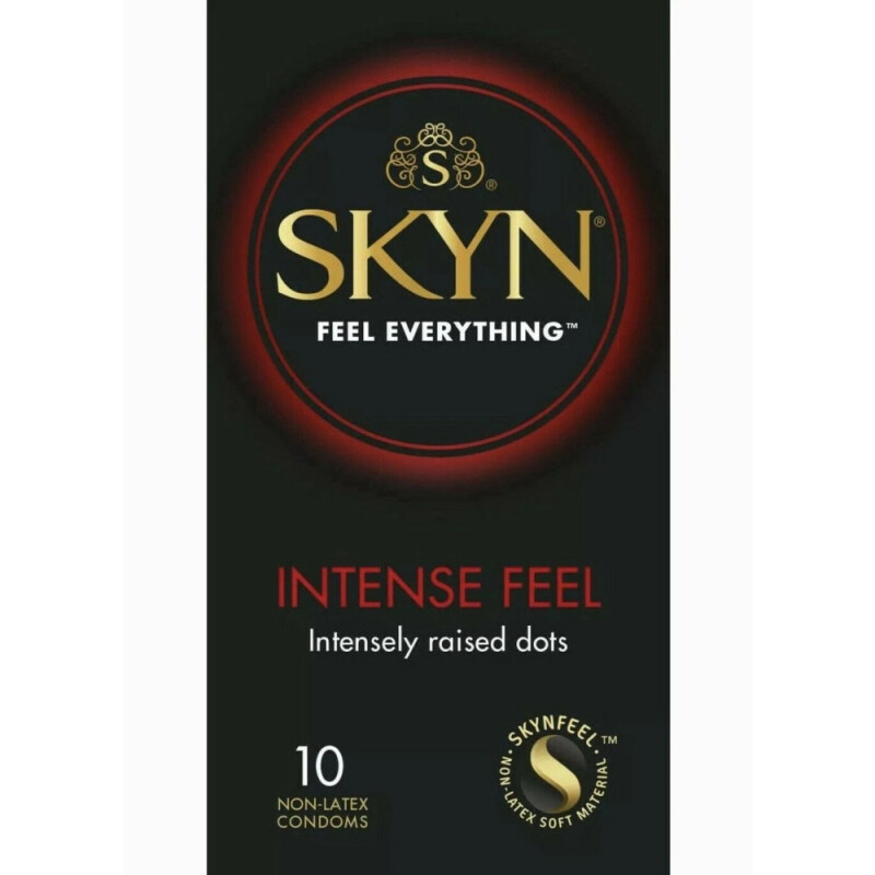 Презервативи безлатексні SKYN Intense Feel, з рельєфом, 10 шт - Изображение 1