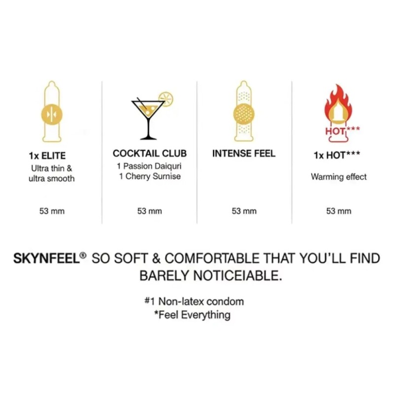 Презервативи безлатексні SKYN 5 Senses ароматизовані, 5 шт - Зображення 2