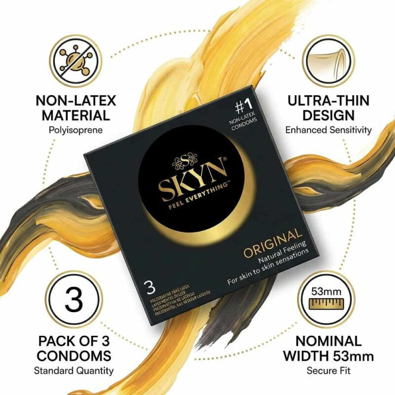 Презервативи безлатексні SKYN Original класичні, 3 шт - Изображение 2