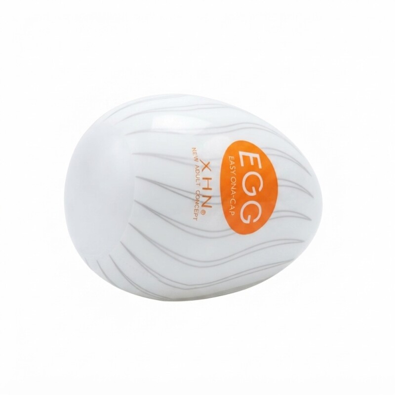 Мастурбатор яйце з рельєфом XHN TWISTER Egg Easy Ona-Cap, білий, 6.8 х 5.2 см - Зображення 7