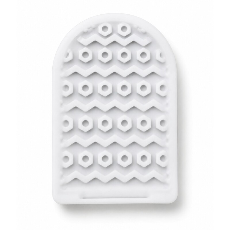 Міні мастурбатор DOU BAO HONEYCOMB Pocket Genius з рельєфом стільника, білий, 8.2 х 5.2 см - Зображення 3