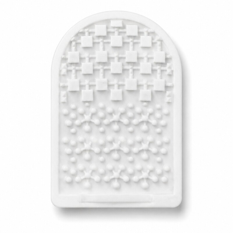 Міні мастурбатор DOU BAO ICE CUBE Pocket Genius з рельєфом кубиків, білий, 8.2 х 5.2 см - Изображение 3