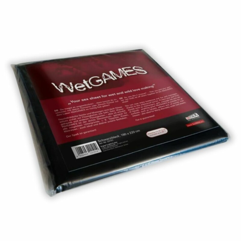 Вінілове простирадло Joy Division SexMAX WetGAMES чорне, 180 х 120 см