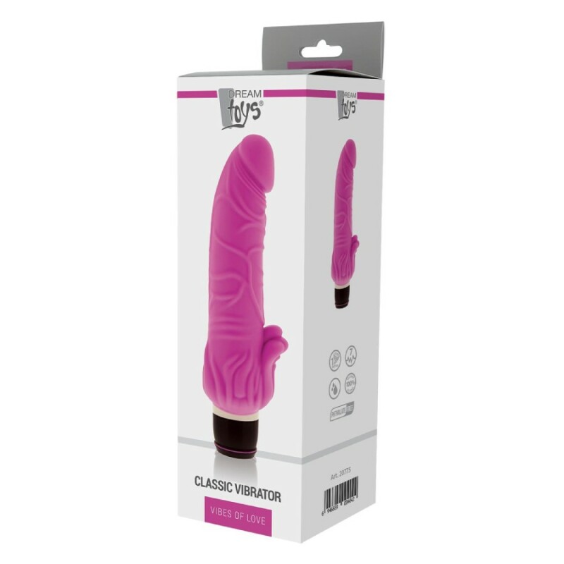 Вібратор реалістичний Dreamtoys Classic 7 рожевий, 22 х 4.4 см - Зображення 1