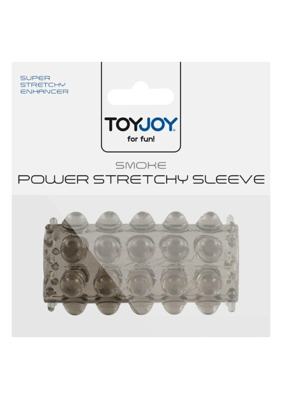 Насадка на пеніс Toy Joy, рельєфна, сіра, 6.5 х 2 см - Зображення 1