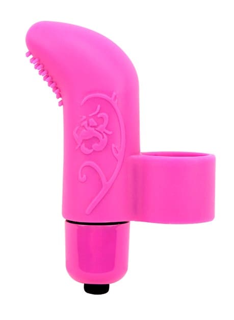 Вібратор на палець Chisa MisSweet Finger Vibe рельєфний, рожевий, 7.4 х 4.1 см