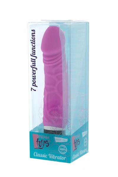 Вібратор реалістичний Dream Toys Good Vibes багатошвидкісний, фіолетовий, 20 х 4 см - Зображення 1