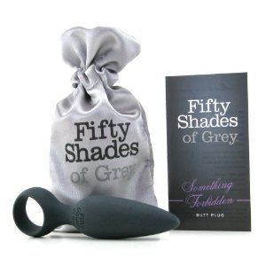 Анальна пробка Fifty Shades Of Grey силіконова, чорна, 10.8 х 2.5 см - Изображение 2