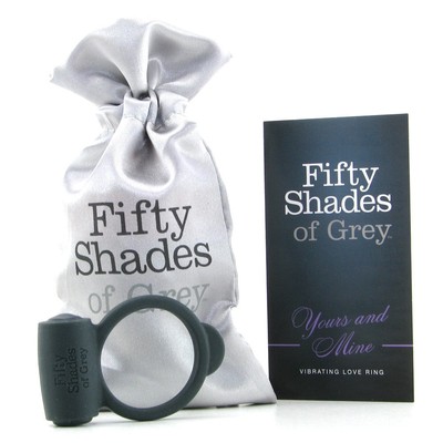 Ерекційне кільце з вібрацією Fifty Shades Of Grey, чорного кольору - Изображение 4