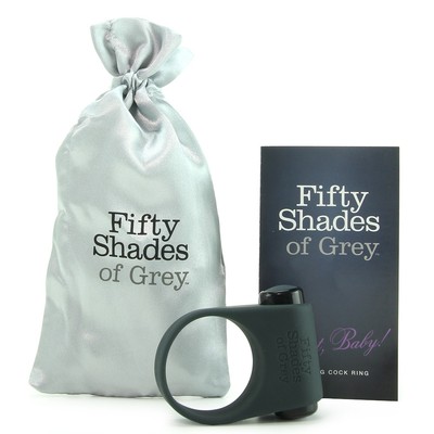 Ерекційне віброкільце Fifty Shades of Grey синє, 3.8 см - Зображення 5