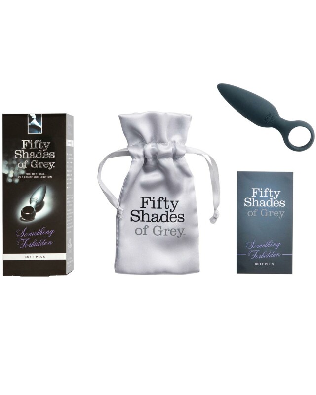 Анальна пробка Fifty Shades Of Grey силіконова, чорна, 10.8 х 2.5 см - Изображение 3