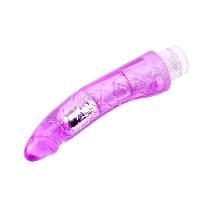 Вібратор реалістичний Chisa Glitters Mr.Right фіолетовий, 22 х 4.2 см - Зображення 3