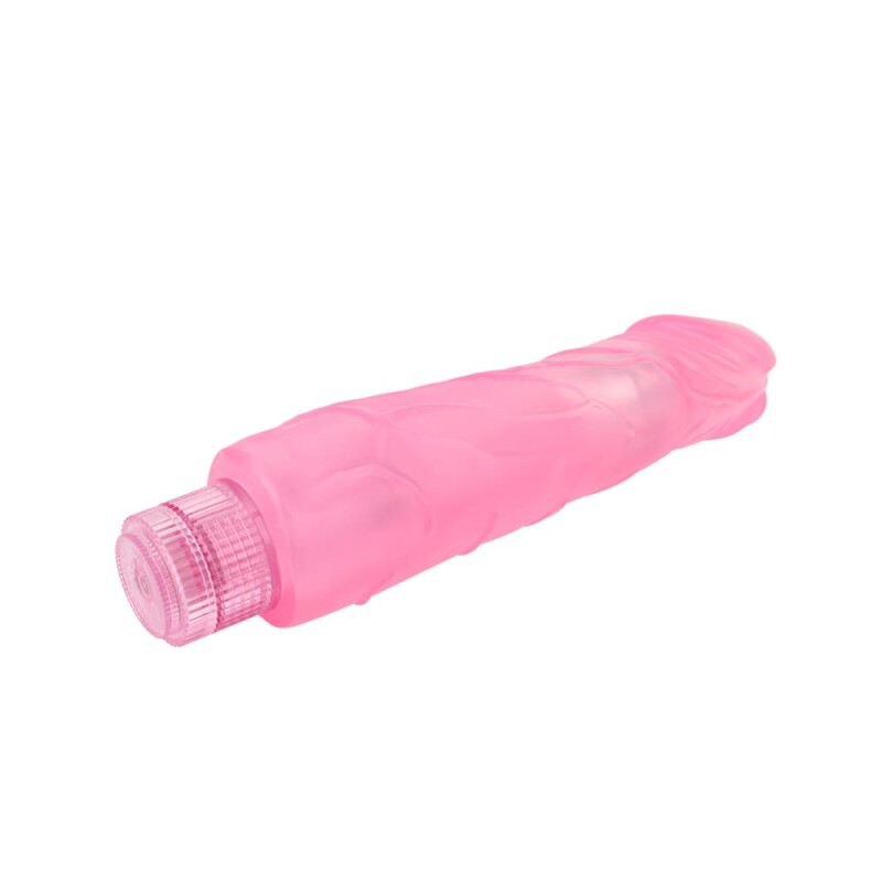 Вібратор реалістичний Chisa Hi-Rubber, рожевий, 23.5 х 5 см - Зображення 4