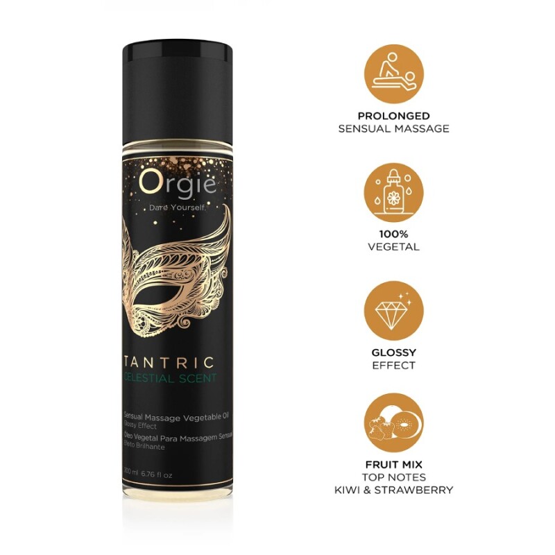 Масажна олійка Orgie Tantric Celestial Scent з ароматом, 200 мл