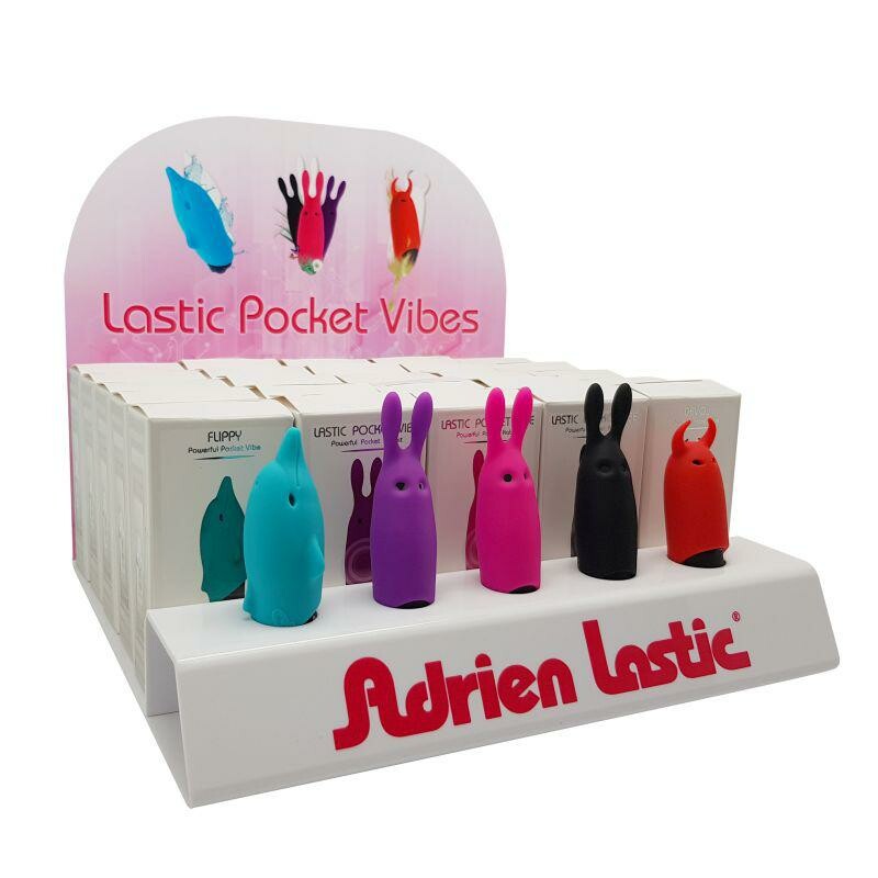 Мінівібратор Adrien Lastic Rabbit чорний, 8.5 х 2.3 см