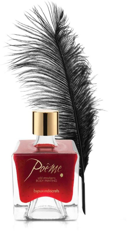 Їстівна фарба для тіла Poême Bijoux Indiscrets, зі смаком суниці, 50 г