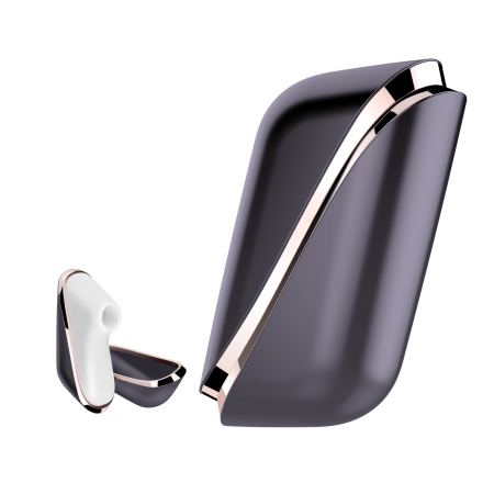 Вакуумний стимулятор клітора Satisfyer Pro Traveler чорний, 10.7 х 4.6 см