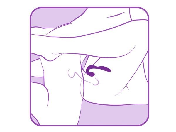 Вібратор в трусики Adrien Lastic Mr.Hook з пультом, фіолетовий, 12 х 2.1 см - Зображення 5