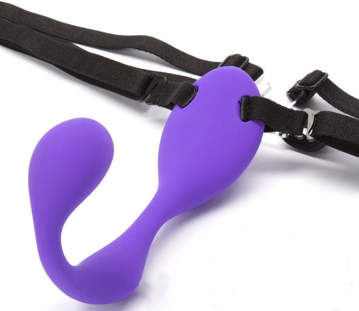 Вібратор в трусики Adrien Lastic Mr.Hook з пультом, фіолетовий, 12 х 2.1 см