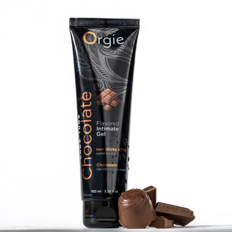 Їстівний лубрикант Orgie Lube Tube зі смаком шоколаду, 100 мл - Зображення 1