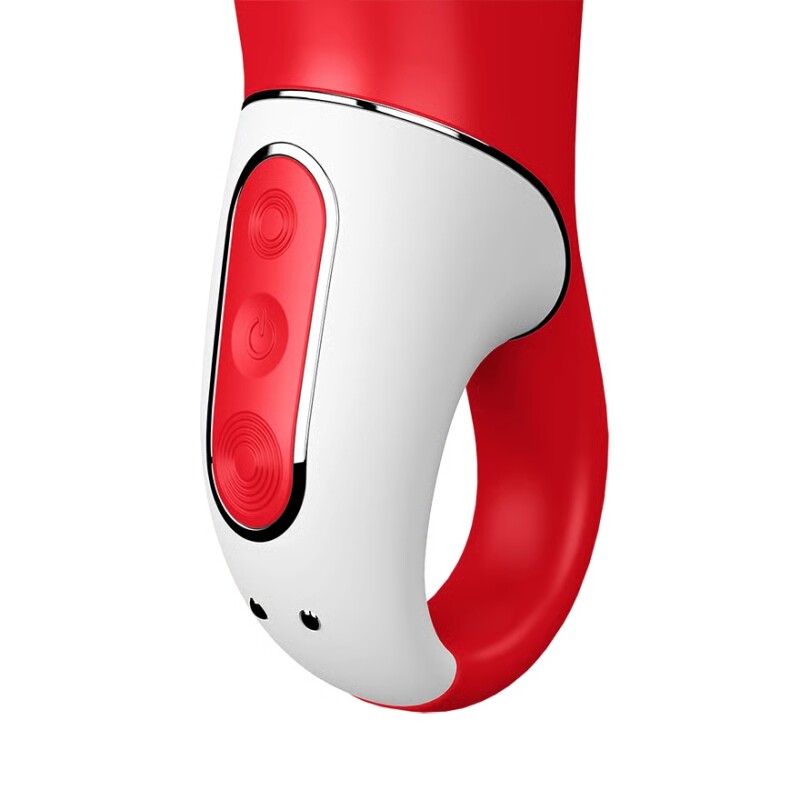 Вібратор у формі квітки Satisfyer Vibes Power Flower з м'якими пелюстками, червоний, 18.8 х 5.2 см - Изображение 4