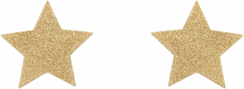 Пестіси у вигляді зірочок Bijoux Indiscrets, золоті - Изображение 1