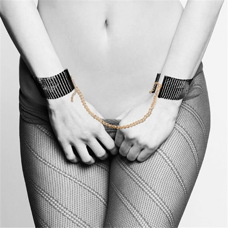 Браслети-наручники Bijoux Indiscrets чорні, OS - Изображение 2