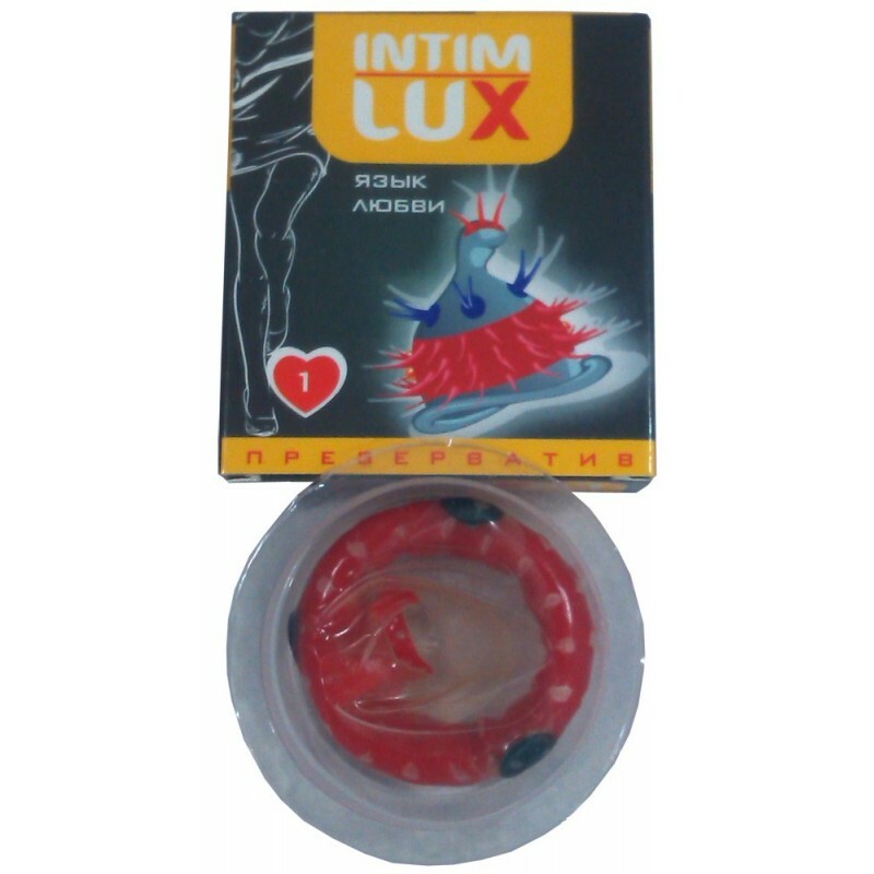 Гумка з вусиками Intim Lux Мова Любові, 1 шт - Зображення 1