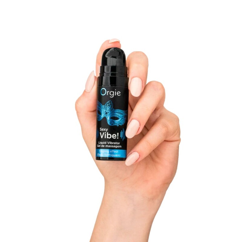 Рідкий вібратор для інтимних зон Orgie Sexy Vibe! Liquid Vibrator, 15 мл - Изображение 1