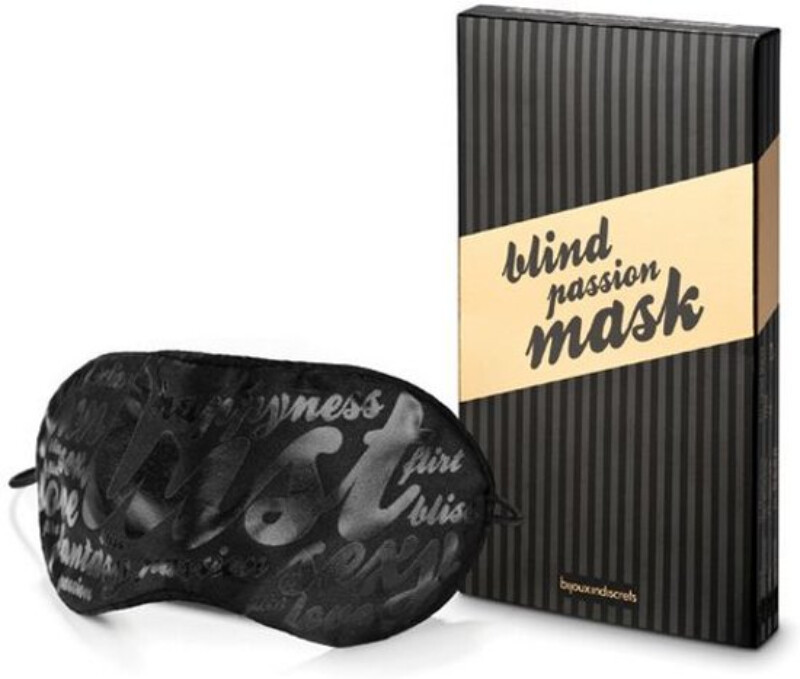 Маска із закритими очима Blind Passion Bijoux Indiscrets, чорна - Зображення 3