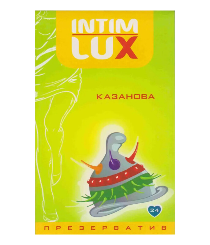 Гумка з вусиками Intim Lux Казанова, латекс, 1 шт