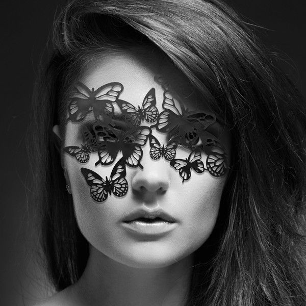 Самоклеюча вінілова маска Sybille Bijoux Indiscrets, чорна, One Size - Изображение 5