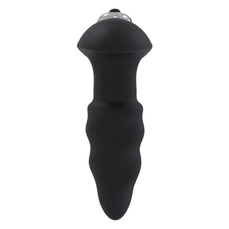 Анальний вібратор Dream Toys Cheeky Love зі стоппером, чорний, 9 х 3 см - Изображение 3