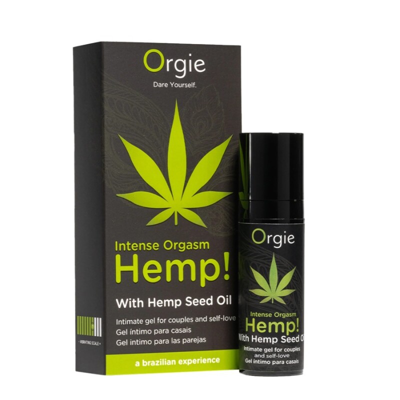 Підсилювач оргазму Orgie Intense Orgasm Hemp з олією канабіса, 15 мл - Зображення 1