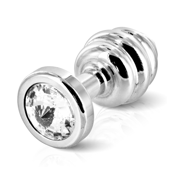 Анальна пробка зі стразою Diogol ANNI Ano silver plated 30 мм - Изображение 1