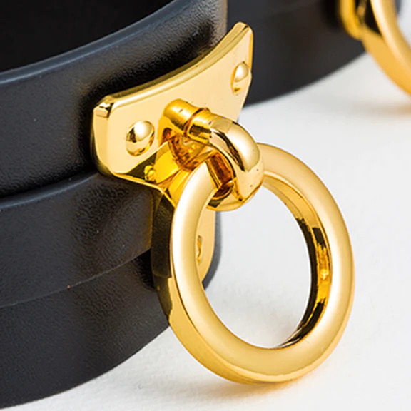 Фіксатори на стегна Thigh Cuffs UPKO, італійська шкіра, розмір M - Зображення 4
