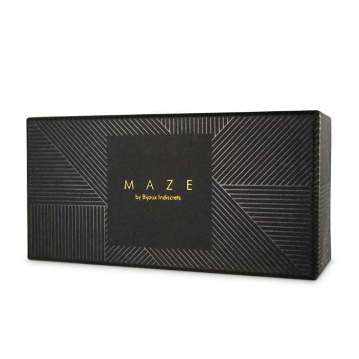 Нашийник-чокер з довгим пензликом MAZE Bijoux Indiscrets чорний - Зображення 4
