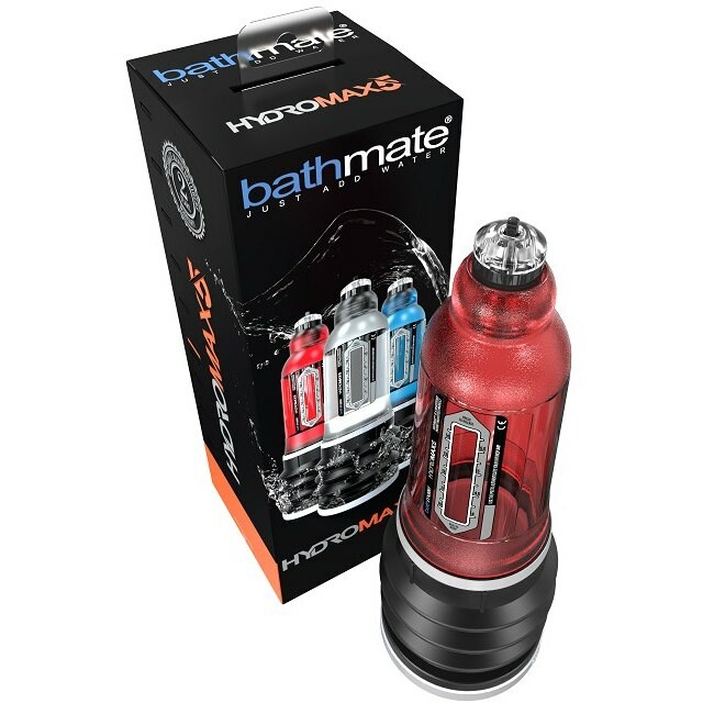 Гидропомпа BATHMATE HYDROMAX 5 для увеличения члена, красная - Зображення 3
