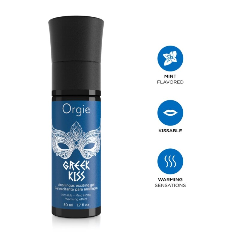 Гель для анілінгусу Orgie Greek Kiss з ментолом, 50 мл