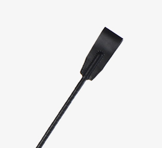 Стек італійська шкіра UPKO Riding Crop з позолотою, чорний - Зображення 7