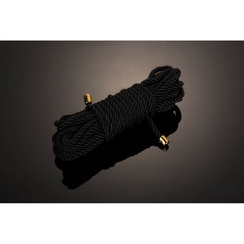 Мотузка для бондажа UPKO Restraint Bondage Rope, чорна, 10 м