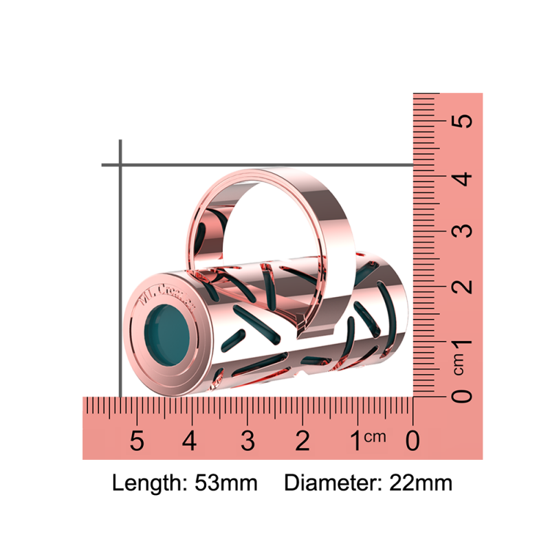 Вібратор на палець в золоті ML Creation (My Love) Gold Finger Green - Изображение 3