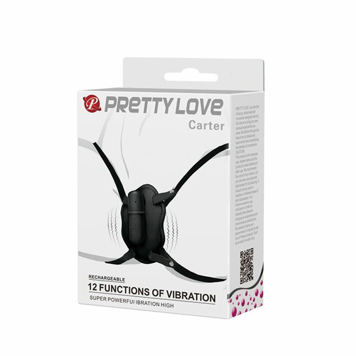 Вібратор для клітора Pretty Love Carter на трусиках, чорний, 6 х 1.9 см - Зображення 7
